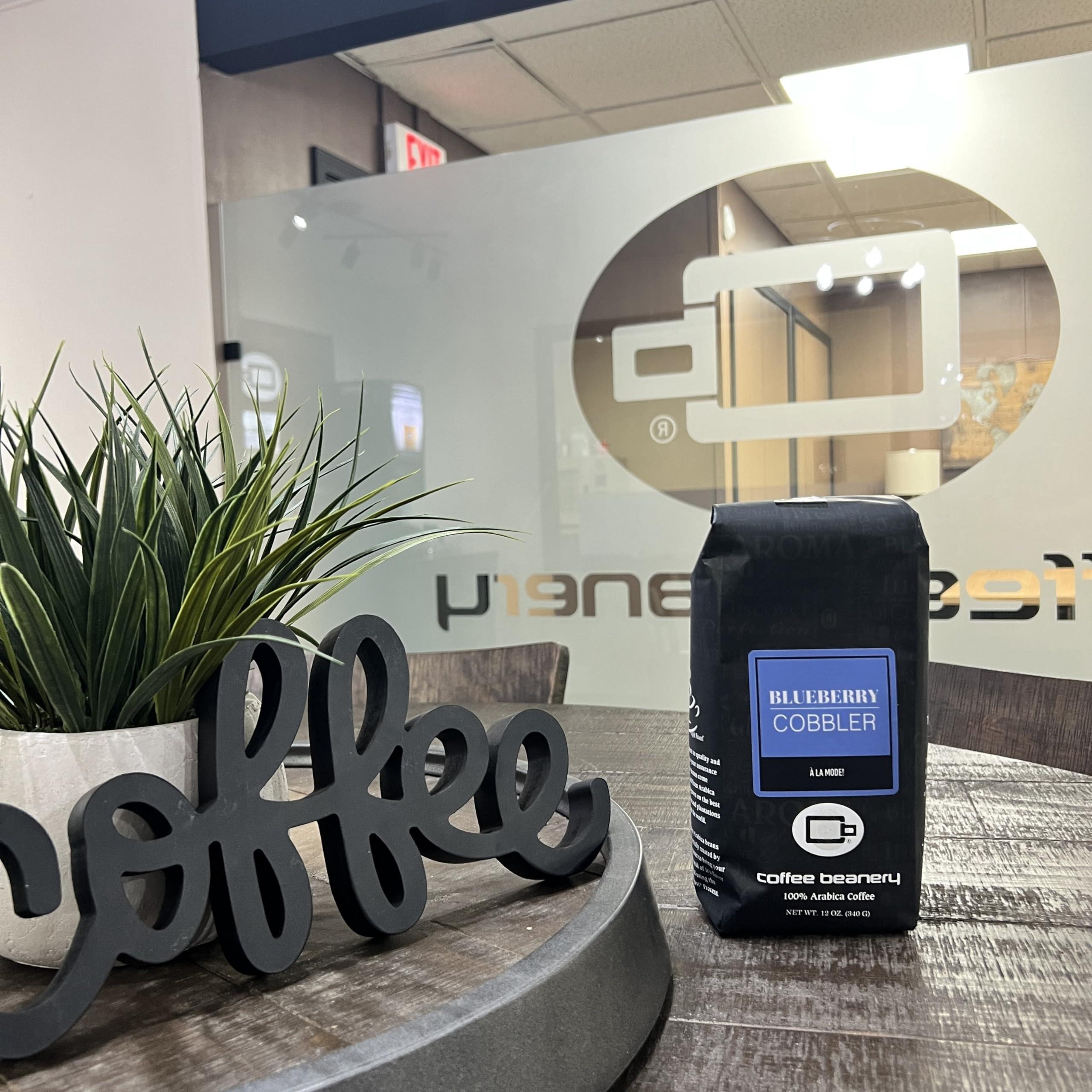 Coffee Beanery Blueberry Cobbler Coffee by Coffee Beanery | 12oz Flavored Coffee Ground Medium Roast Coffee | 100% Specialty Arabica Coffee Ground | Gourmet Coffee | Flavored Very Fine Ground Coffee Medium Roast