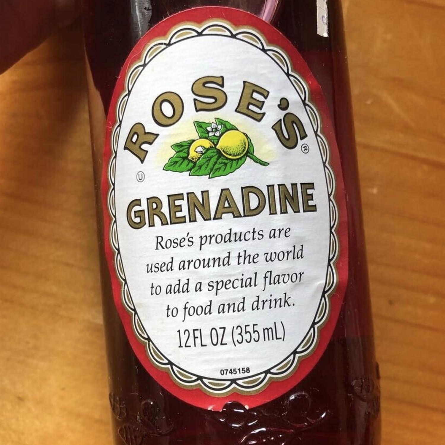 ChromaCast Roses Sweetened Grenadine Syrup 1 Liter Bottle | Perfect for Cocktails, Beverages, and Mixers