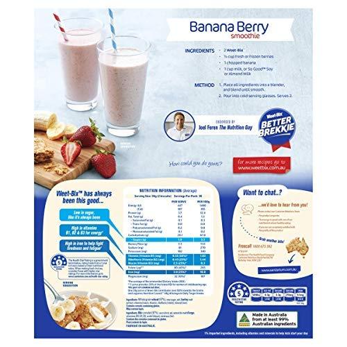 Sanitarium Health Food Company Sanitarium Weet-Bix 375g (Made in Australia) (Pack of 2) x 6 (=Total 12 Pack)