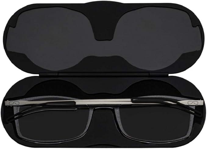 ThinOptics ThinOptics Reading Sunglasses Glasses, Rectangular/Black, 60mm + 1