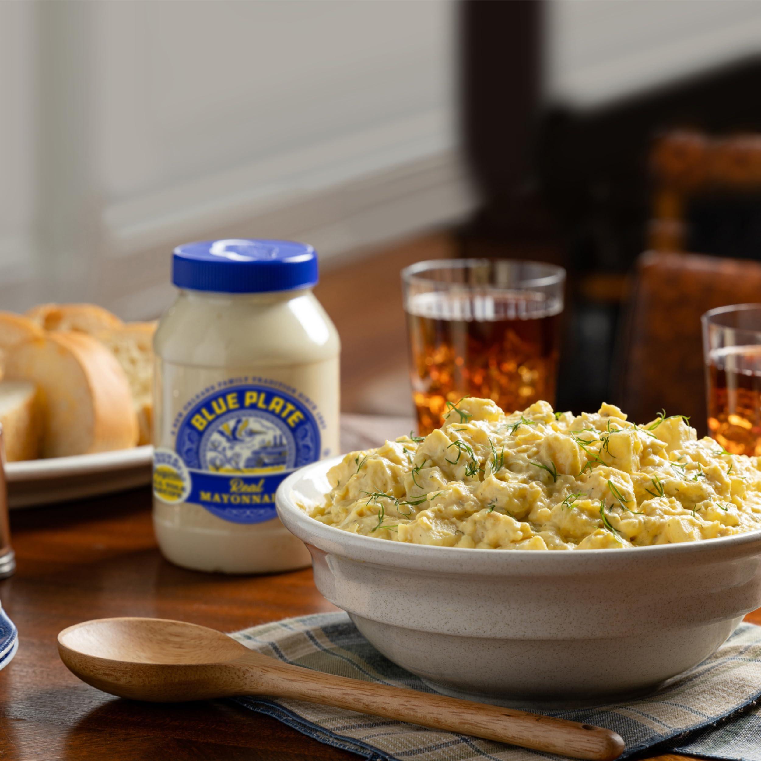 Blue Plate Mayonnaise Blue Plate Real Mayonnaise, 16 Fl Oz Jar (Pack of 1)