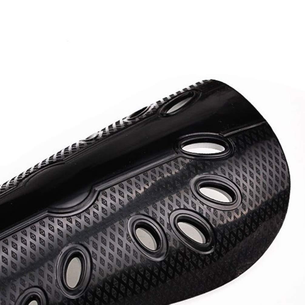 Milisten Milisten Soccer Shin Pad Gear Blue Pair Soccer Shin Guards Shin Pads Soccer Protective Gear Calf Guard Shin Pads for Teens Children Kids Youth(Black + 2 Perforated Breathable Gear