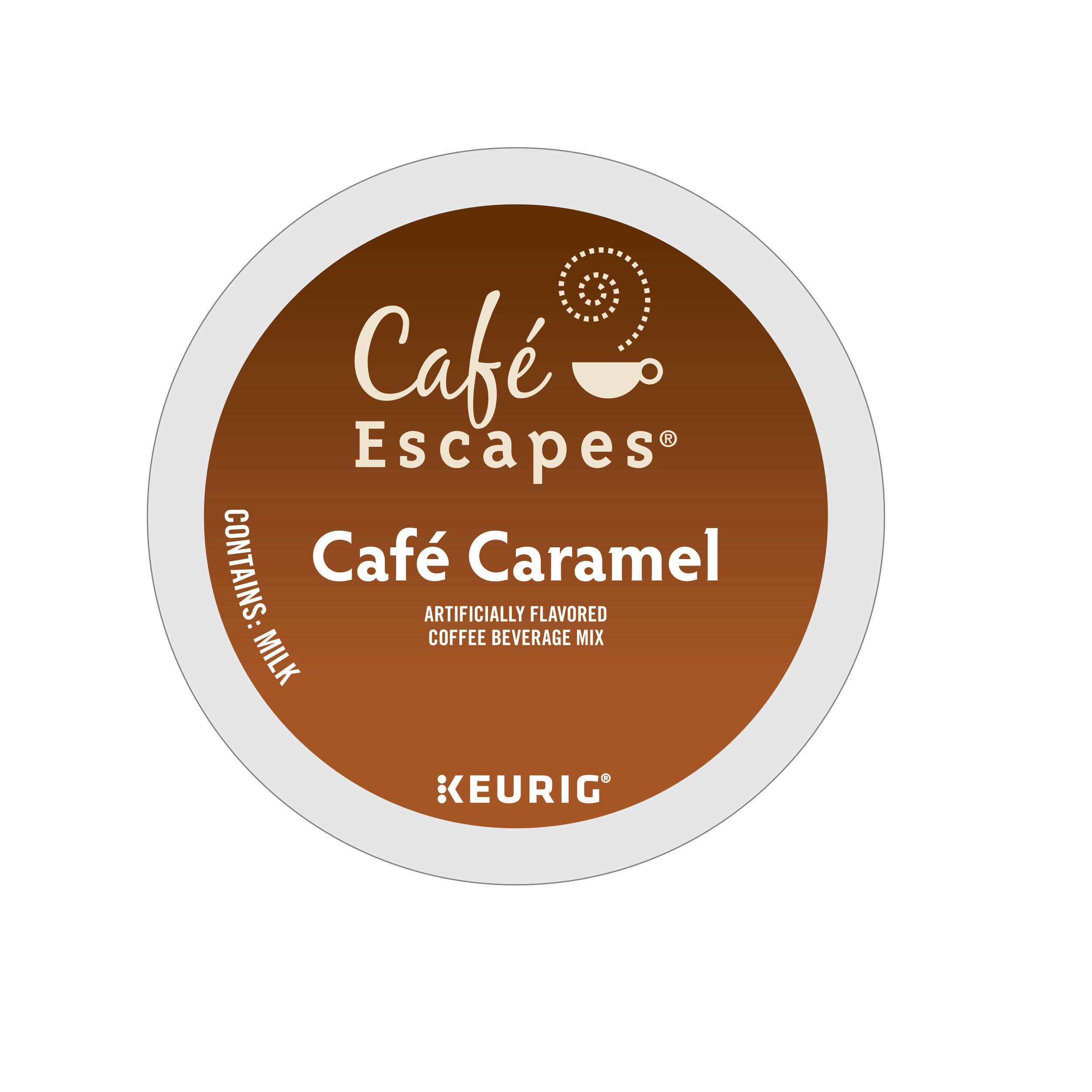 Café Escapes Caf Escapes Caf Caramel, Keurig Single-Serve K-Cup Pods, 24 Count