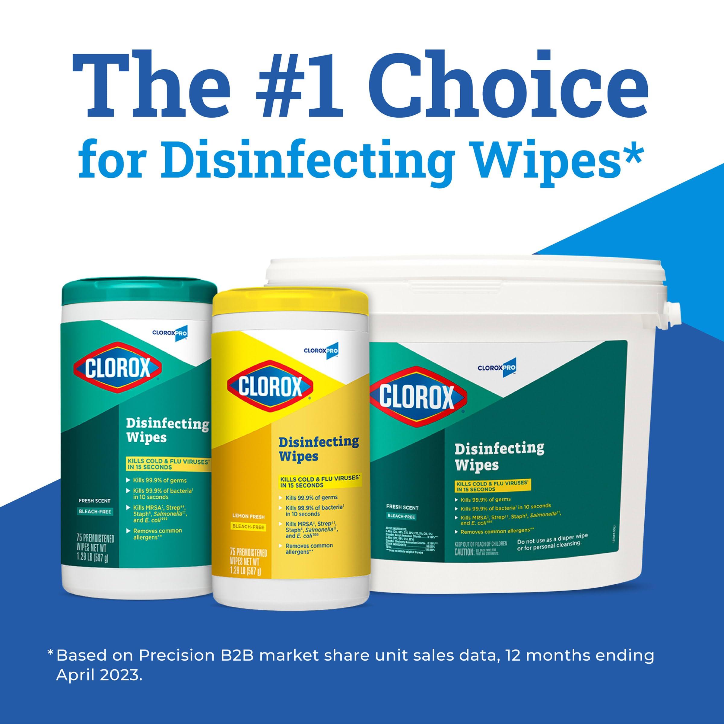 CloroxPro CloroxPro Clorox Disinfecting Wipes, Fresh Scent, 700 Count