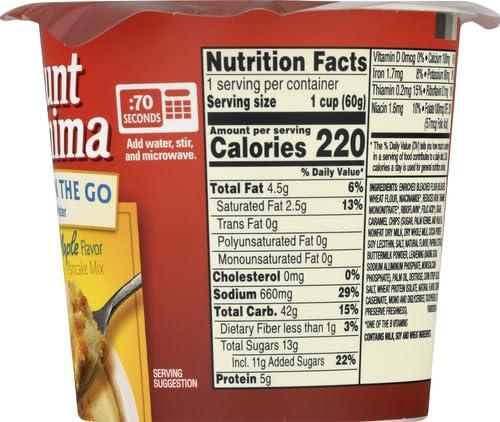 Aunt Jemima Aunt Jemima Buttermilk Maple Pancake Cup, (12 Pack) Packaging May Vary)