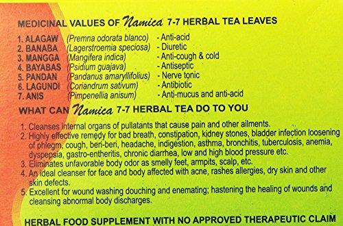Namica Namica Pito-pito All Natural Health Drink Herbal Tea 30 Tea Bags