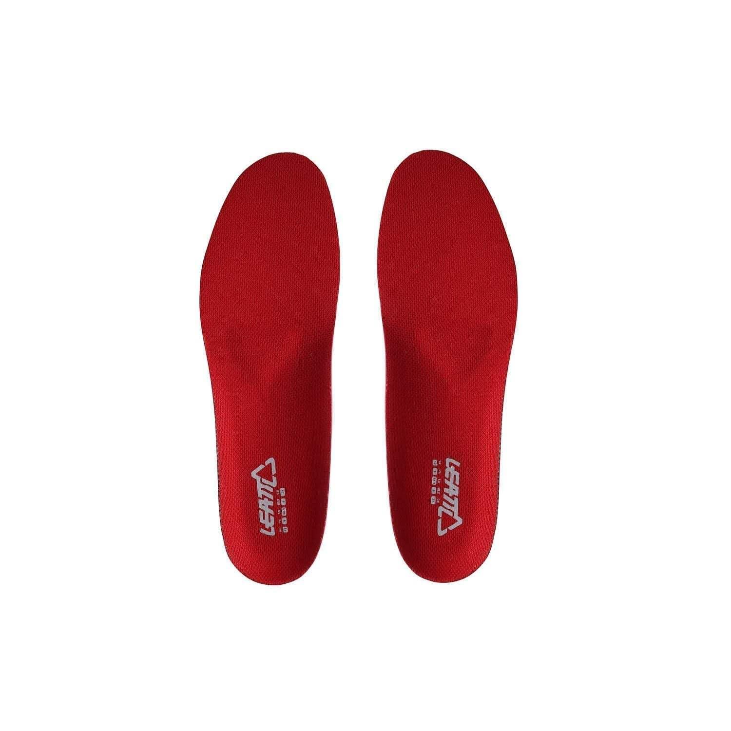 Leatt Red Sz 10 Leatt GPX 5.5 FlexLock Boot Insoles