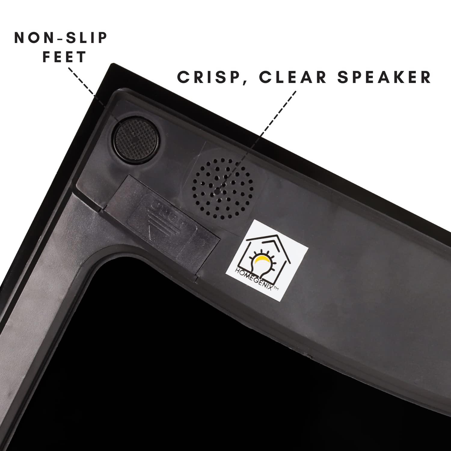 MISTIC COOL 500 lb Extra-Wide Digital Bathroom Scale - Talking Weight Scale with Large LCD Display - Wide Platform for Accurate Body Measurements