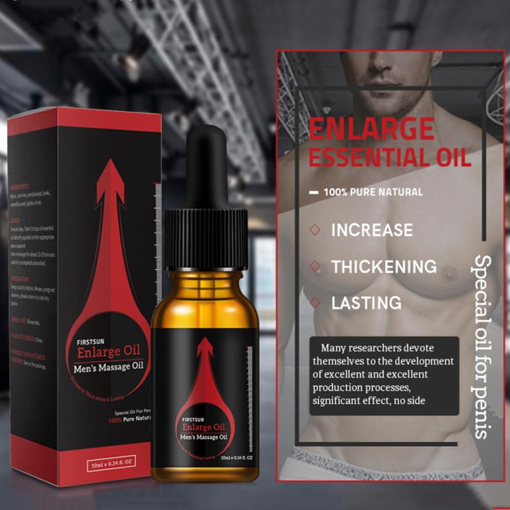 FIRSTSUN FirstSun Enlarge and Permanent Thickening Growth Men Energy Massage Essential Oil for Sex, Increase Dick Liquid for Health Care, Lateness Performance,Strength,Thicker (2 Packs)