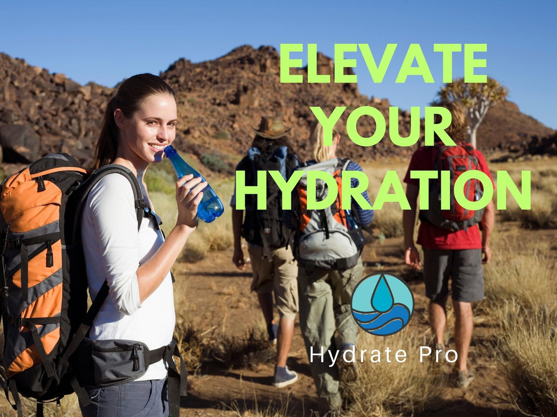 Hydrate Pro Hydrate Pro Sugar-Free Electrolyte Powder | 1000mg High-Sodium Electrolyte Complex | POTS Support & Keto Flu Prevention | 45 Servings Natural Hydration (Fruit Punch)