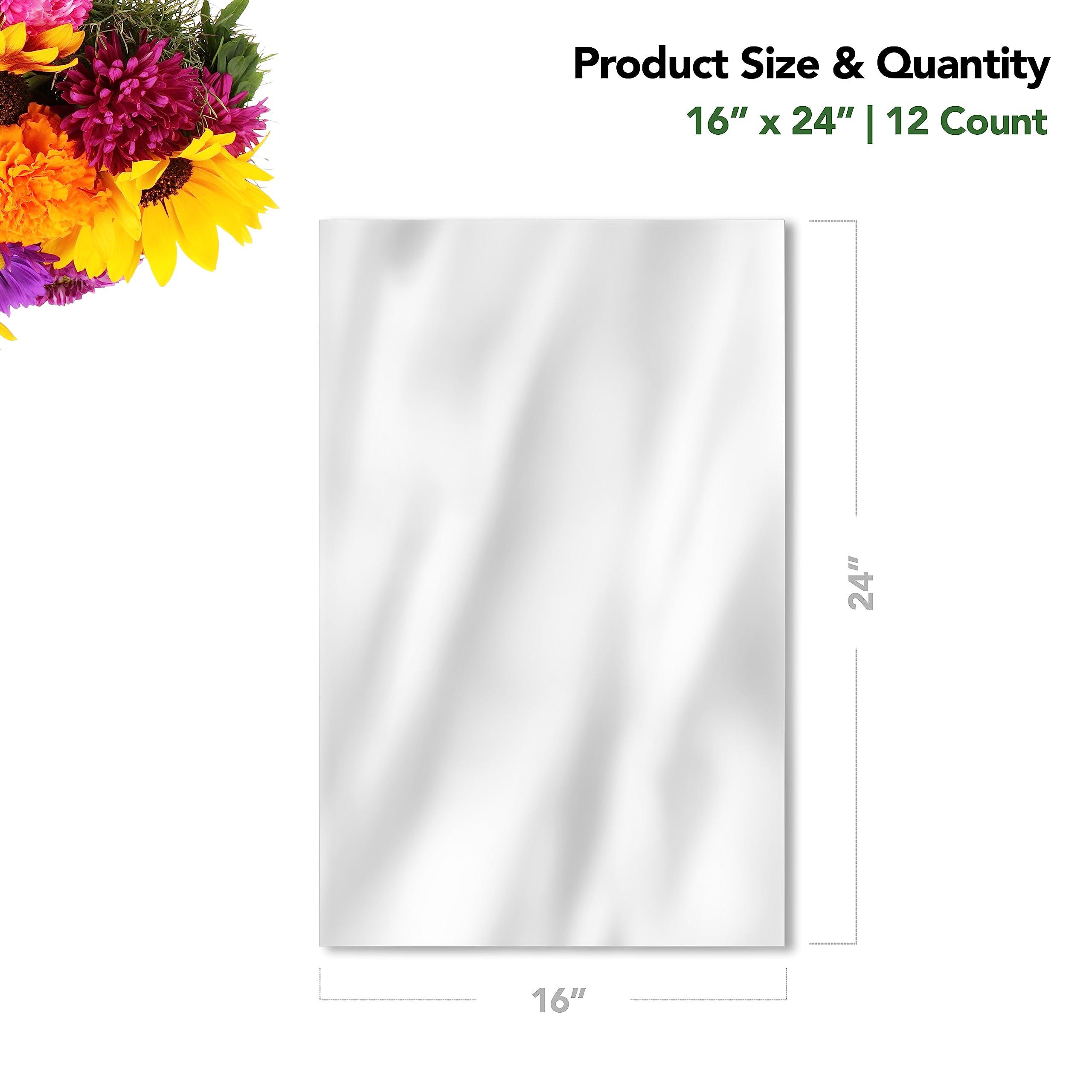 Seal Fresh Seal Fresh Extra Large Cellophane Bags 16\" x 24\" (25 Count) Clear Basket Wrapping Bags, Cellophane Gift Bags, Clear Gift Bags, Cellophane Bag, Basket Bags, Plastic Bags, Cellophane Wrap