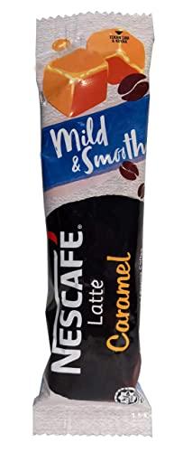 Nescafé Nescafe 3 in 1 CARAMEL Coffee Latte - Instant Coffee Packets - Single Serve Flavored Coffee Mix (20 Sticks)