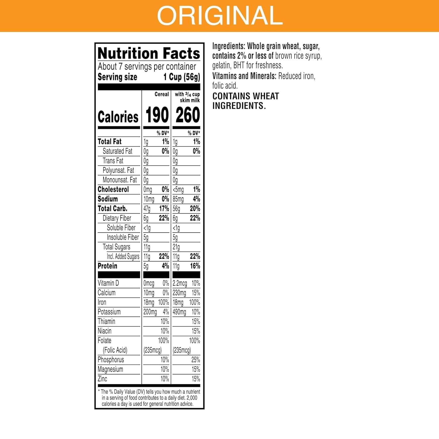 Kelloggs Kelloggs Frosted Mini Wheats Cereal - Little Bites - Kids Cereal - Original - Whole Grain Breakfast Cereal - 14.8 Oz Box - Pack of 2