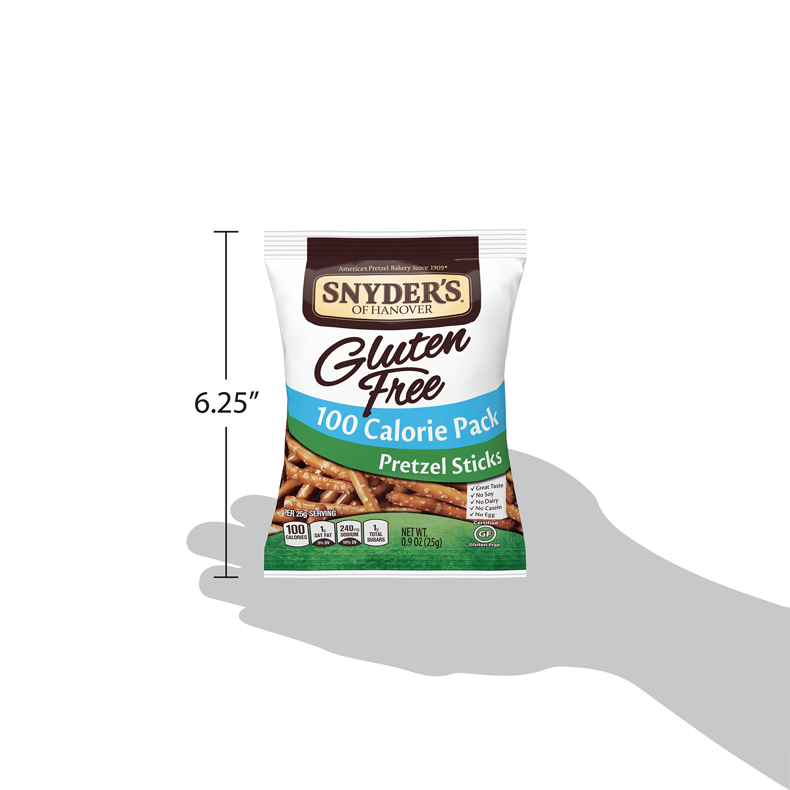 Snyder\'s of Hanover Snyder\'s of Hanover Gluten Free Pretzel Sticks, 100 Calorie Individual Packs, 8 Ct (Pack of 2)