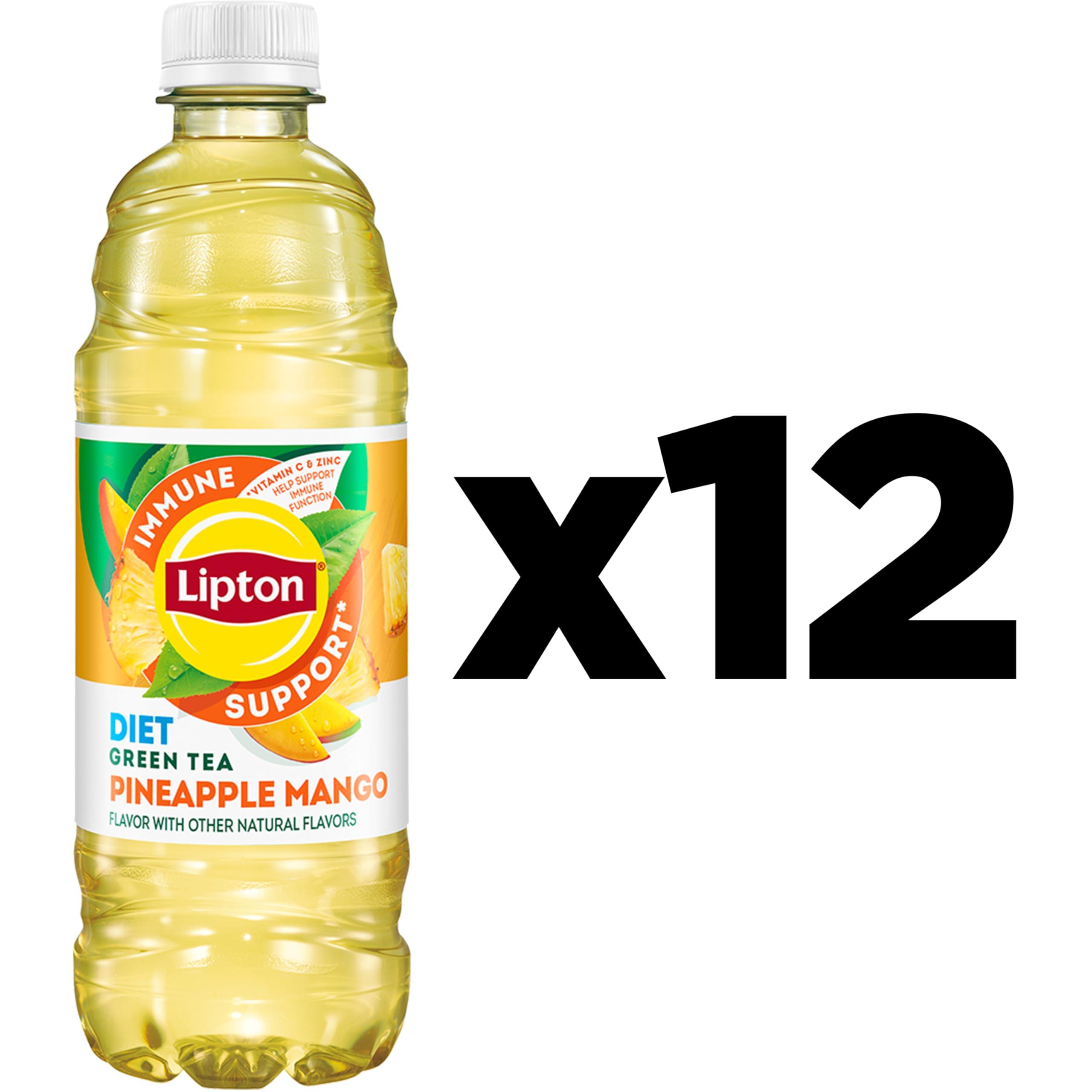 Lipton Lipton Immune Support Diet Pineapple Mango, 16.9 Fl Oz Bottles (Pack of 12)