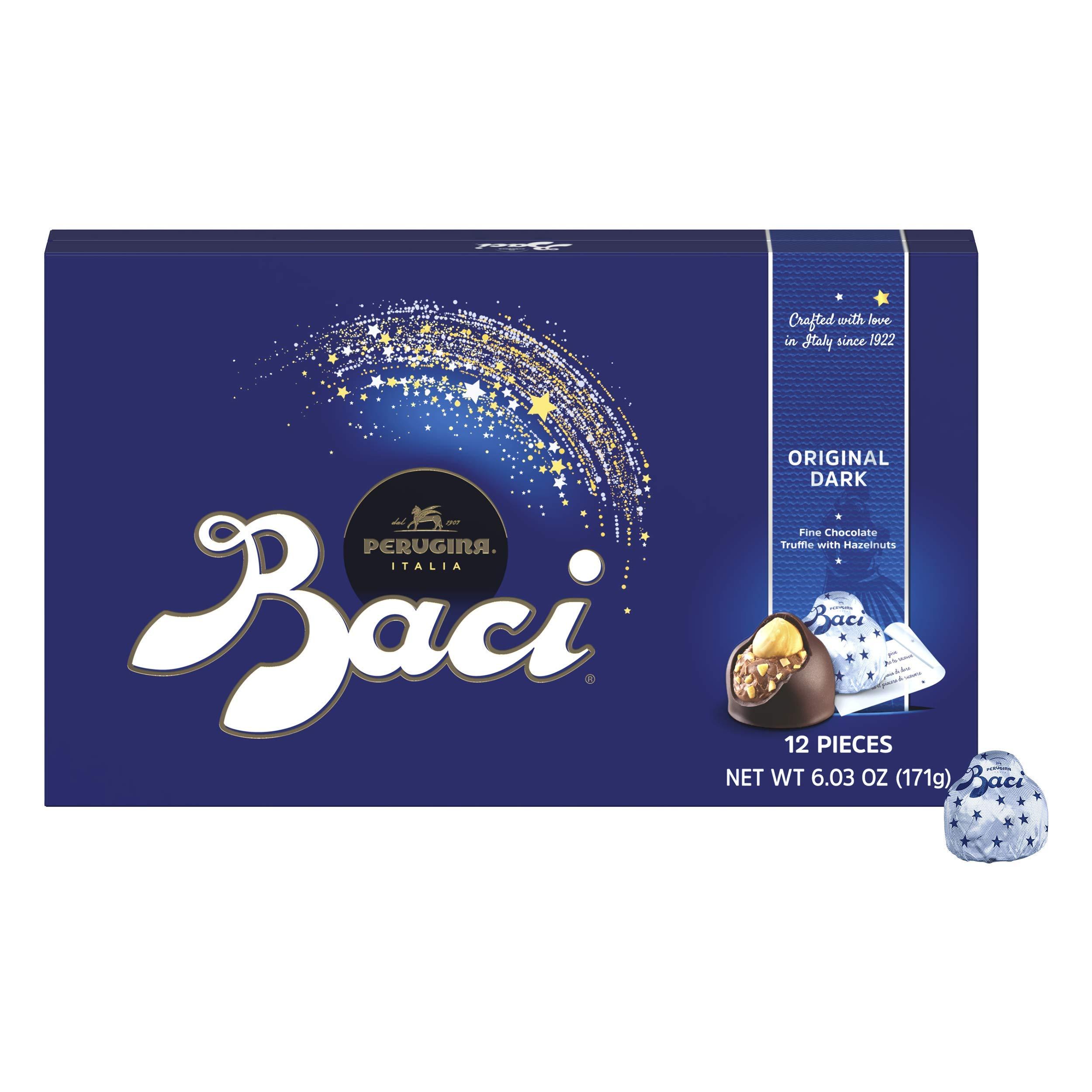 Baci Baci Perugina Classic Dark Chocolate12 Piece Box, 6.03 Ounce