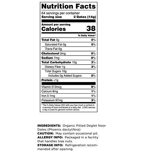 Terrasoul Superfoods Terrasoul Superfoods Organic Deglet Dates, 6 Lbs (3 Pack) - Pitted | Fresh | Natural Sweetener