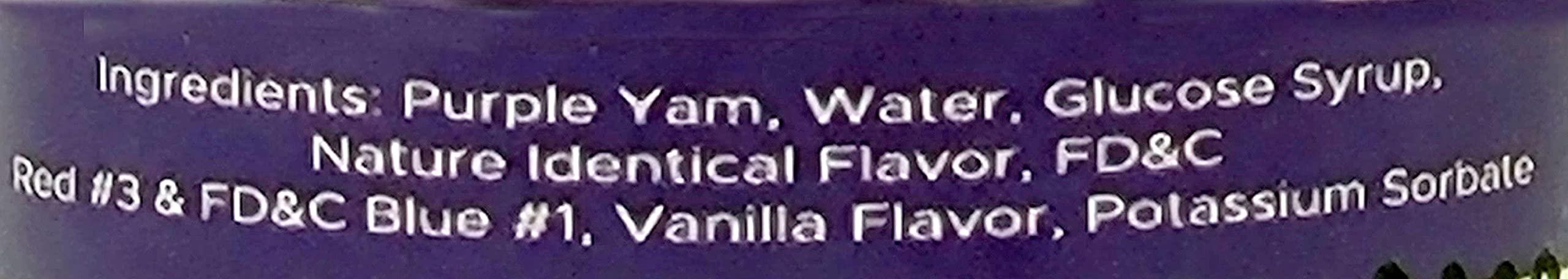 Fenor Foods International Real Ube Purple Yam Flavoring Extract from Natural Ube by Miki\'s 70 ml. / 2.37 Fl. Oz.