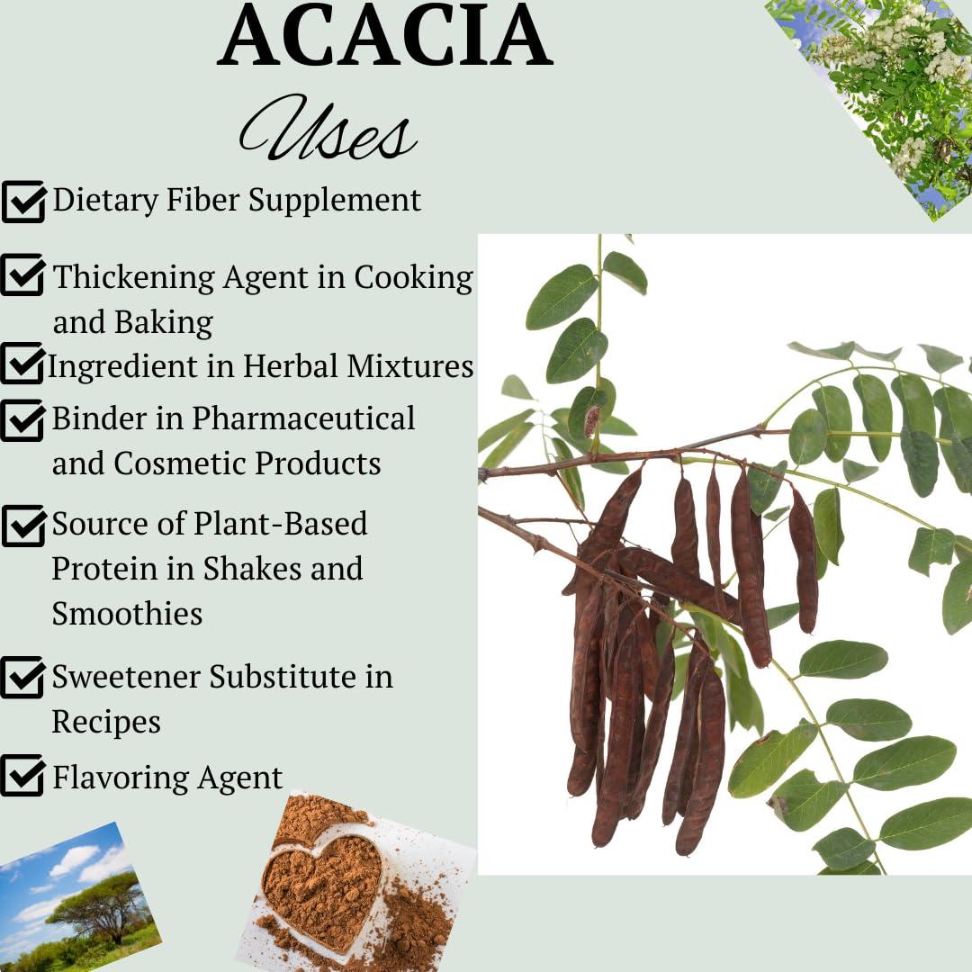 Generic Generic Acacia Fiber Powder - Acacia Senegal Fiber - Grinded Acacia Fiber Powder - Acacia Nilotica - Acacia Fibra Polvo - Poudre de Nep Nep