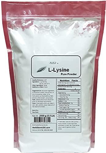 NuSci NuSci L-Lysine HCl Lysine Pure Powder (250 Grams (8.8 oz))
