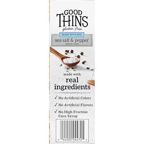 Good Thins Good Thins Sea Salt & Pepper Rice Snacks Gluten Free Crackers, 3.5 oz