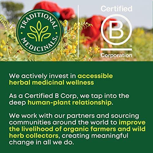 Traditional Medicinals Traditional Medicinals Organic Chamomile & Lavender Herbal Tea, Settles Nervous System, (Pack of 6) - 96 Tea Bags Total