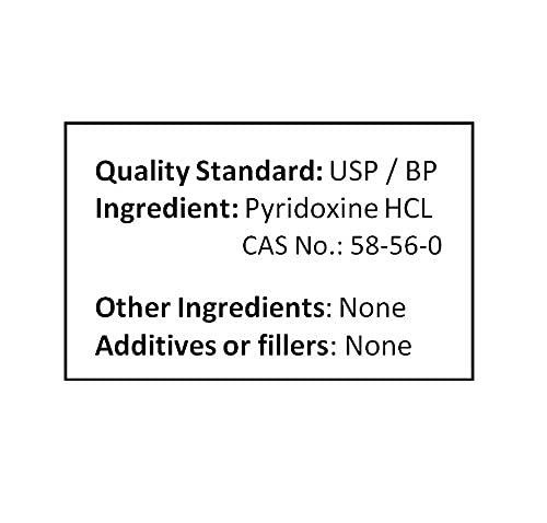 NuSci NuSci Pyridoxine HCl Vitamin B6 Pure Powder 100g (3.52oz)