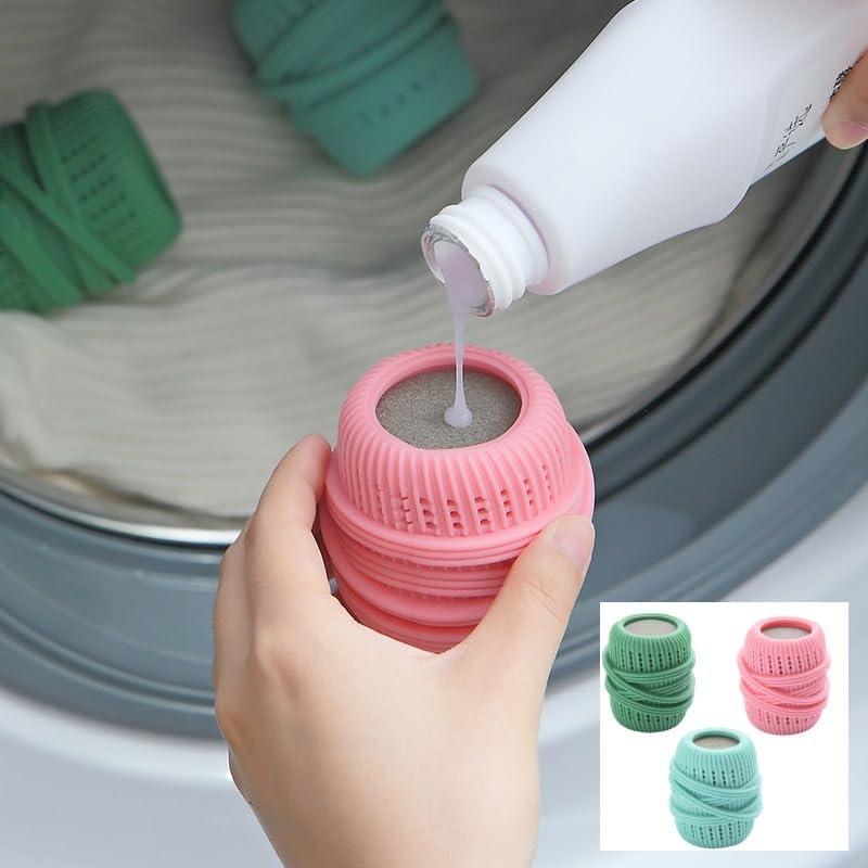 JY & YS JY & YS Washing Machine Laundry Ball, Fabric Softener Dispenser Laundry Balls, Reusable Dryer Balls, Ball Dispenser for Fabric Softener (D)