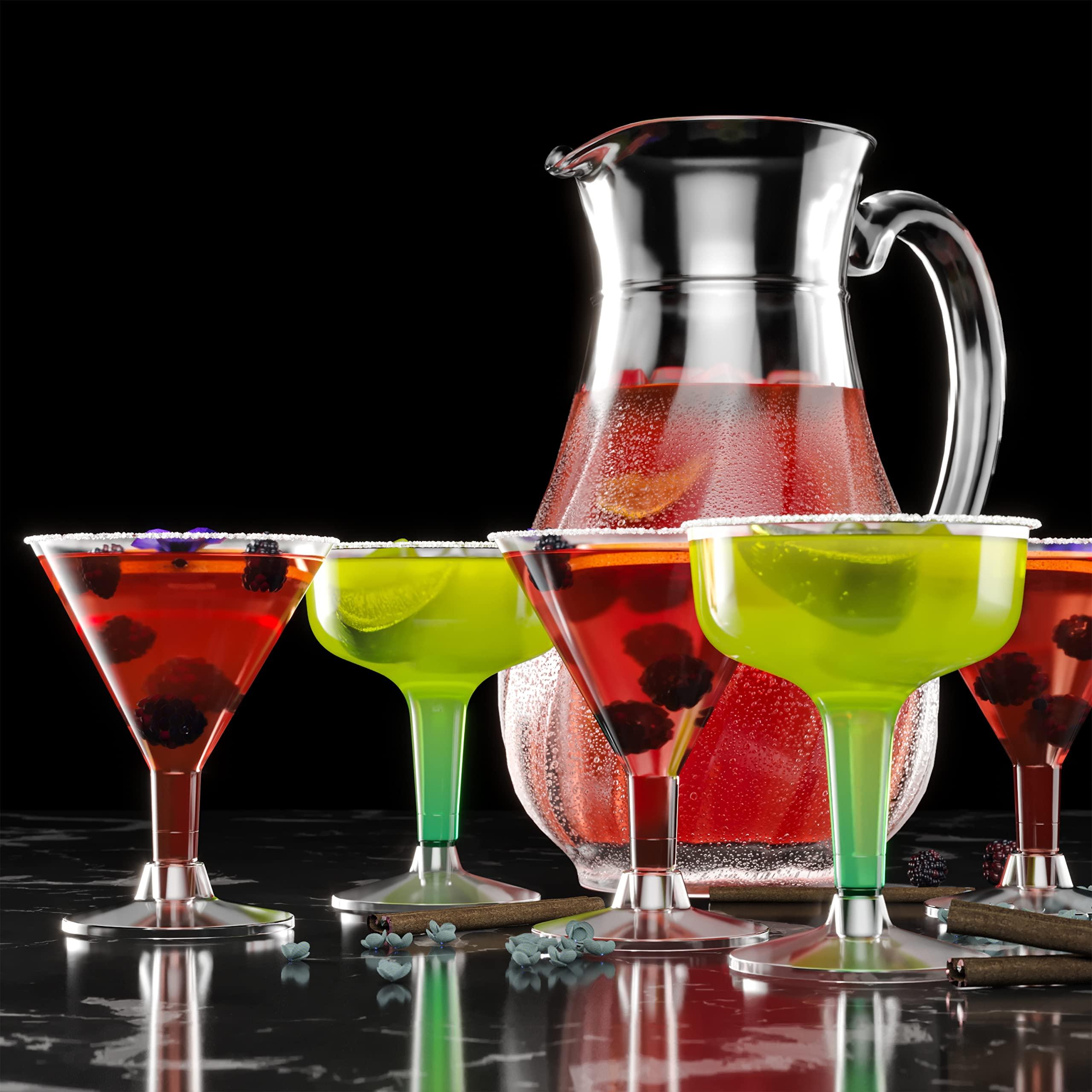 Exquisite Exquisite Plastic Champagne Coupe Glasses Set -96 Pack 4 Oz. - Crystal Clear Disposable Champagne Glasses With Stem - Plastic Champagne Glasses Disposable - Ideal For Weddings, Birthdays, And Parties