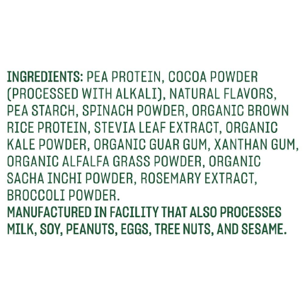 Vega Vega Protein and Greens Vegan Protein Powder Chocolate (19 Servings) - 20g Plant Based Protein Plus Veggies, Vegan, Non GMO, Pea Protein for Women and Men, 1.4lb (Packaging May Vary)
