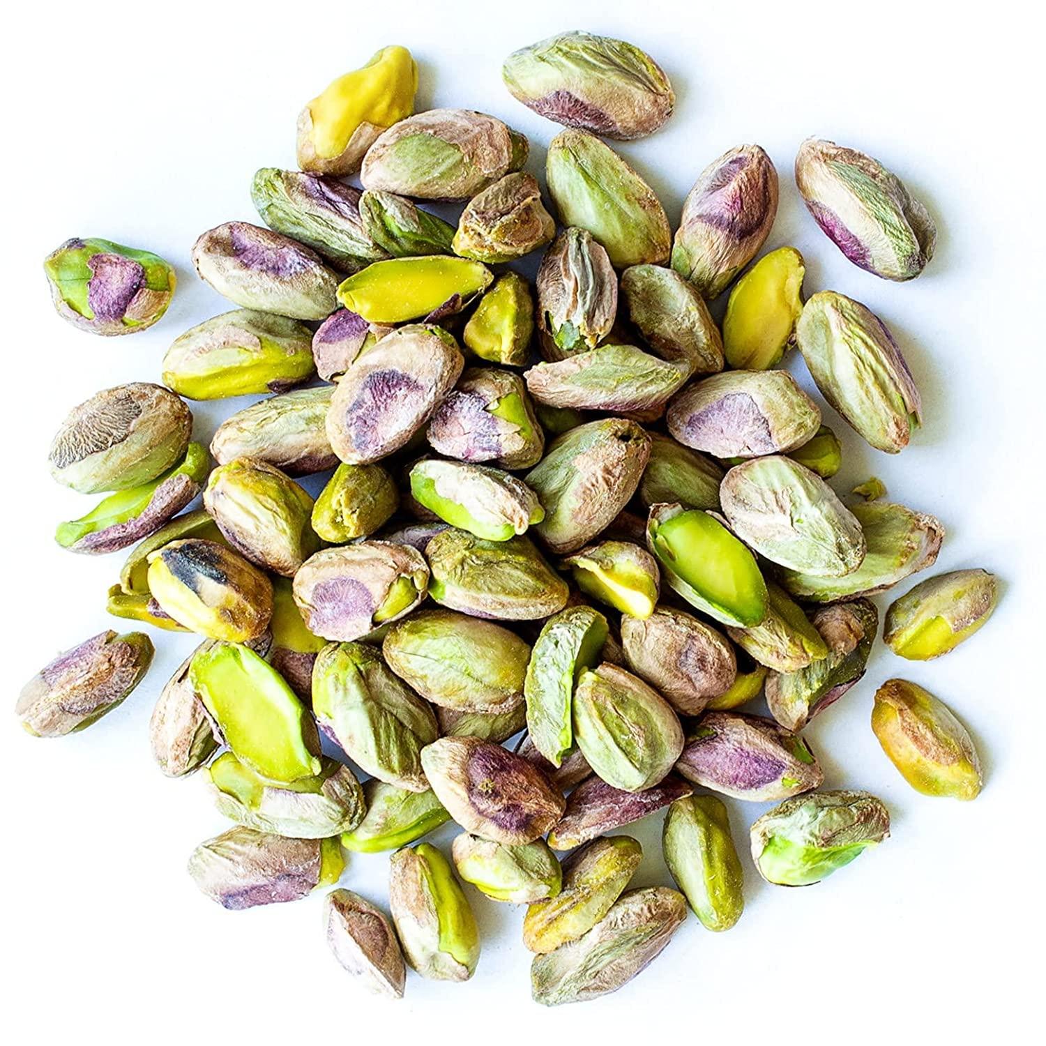 Food to Live Organic Raw Pistachios, No Shell, 16 Pounds Non-GMO Unsalted and Unroasted Kernels. Perfect for Snacking and Cooking. Nutritious Nuts Packed with Protein, Fiber, and Healthy Fats. Kosher. Bulk