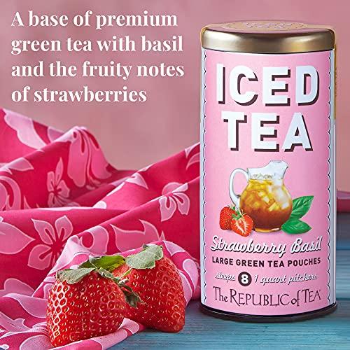 The Republic of Tea The Republic of Tea Strawberry Basil Green Tea, 8-ct