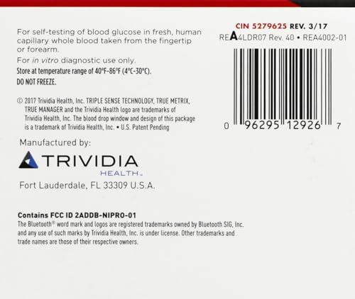 Leader Leader Air Blood Glucose Meter Kit Wireless Transmission to Mobile Device Advanced Triple Sense Technology
