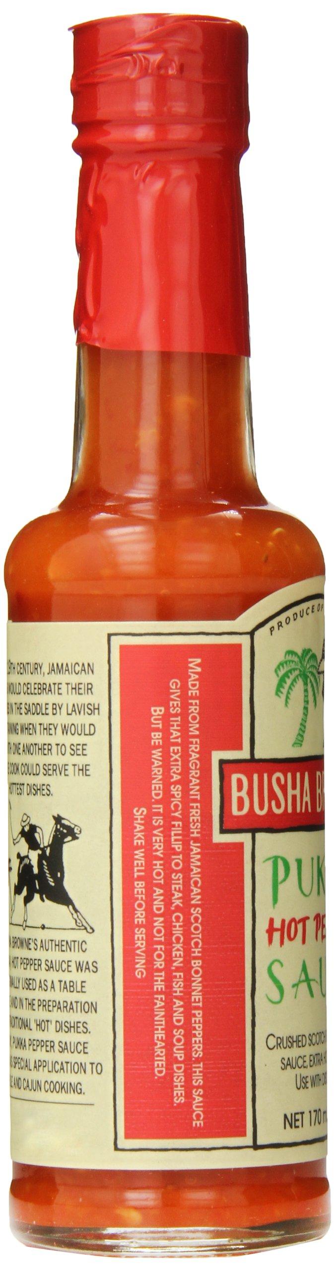 Busha Browne's Busha Browne Pukka Hot Pepper Sauce, 6 Fluid Ounce