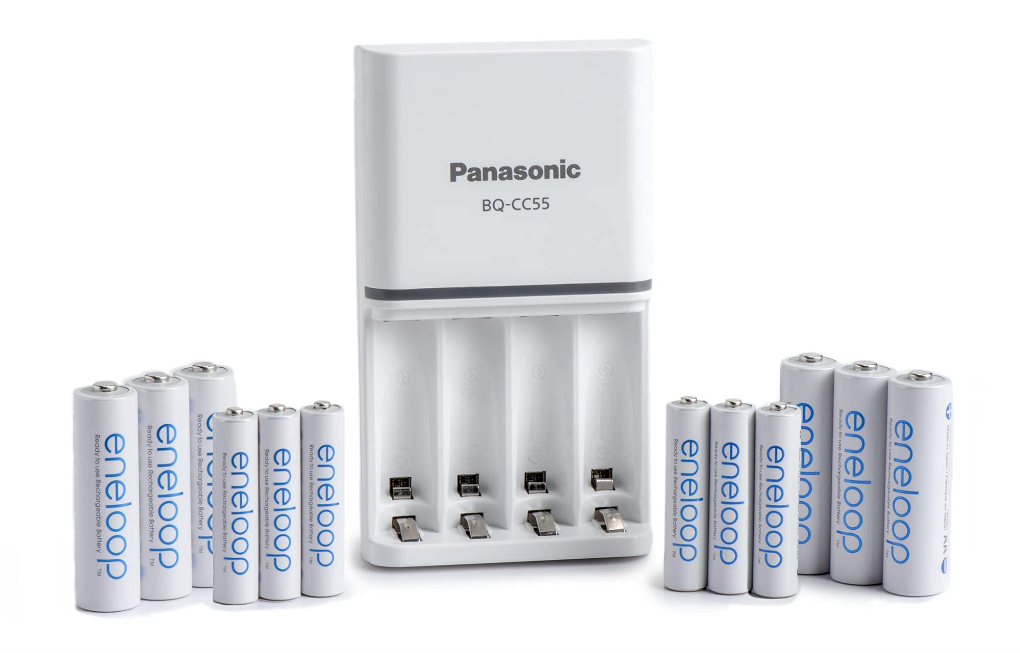 Eneloop Panasonic eneloop Power Pack with Advanced Charger + 4 AAA Batteries