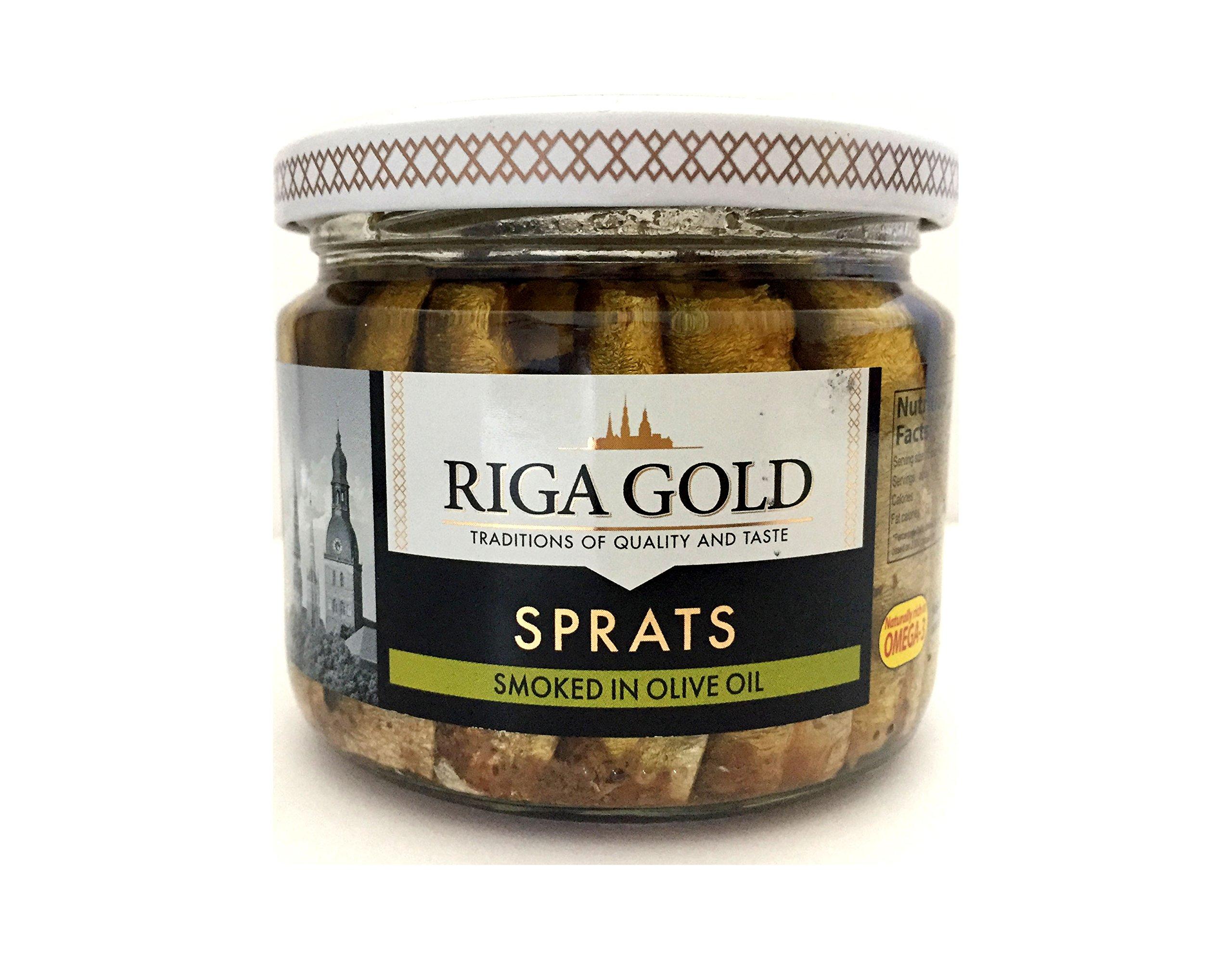 Riga Gold Riga Gold Smoked Sprats in Olive Oil, 270g - Wild Caught