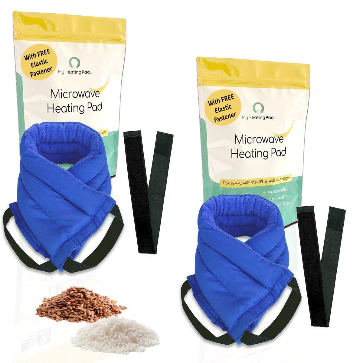 MY HEATING PAD Microwavable Heating Pads for Lower Back, Neck, and Shoulder Pain Relief - Moist Microwave Heating Pad for Muscles and Joints - Microwave Hot Pack Heat Pad for Cramps