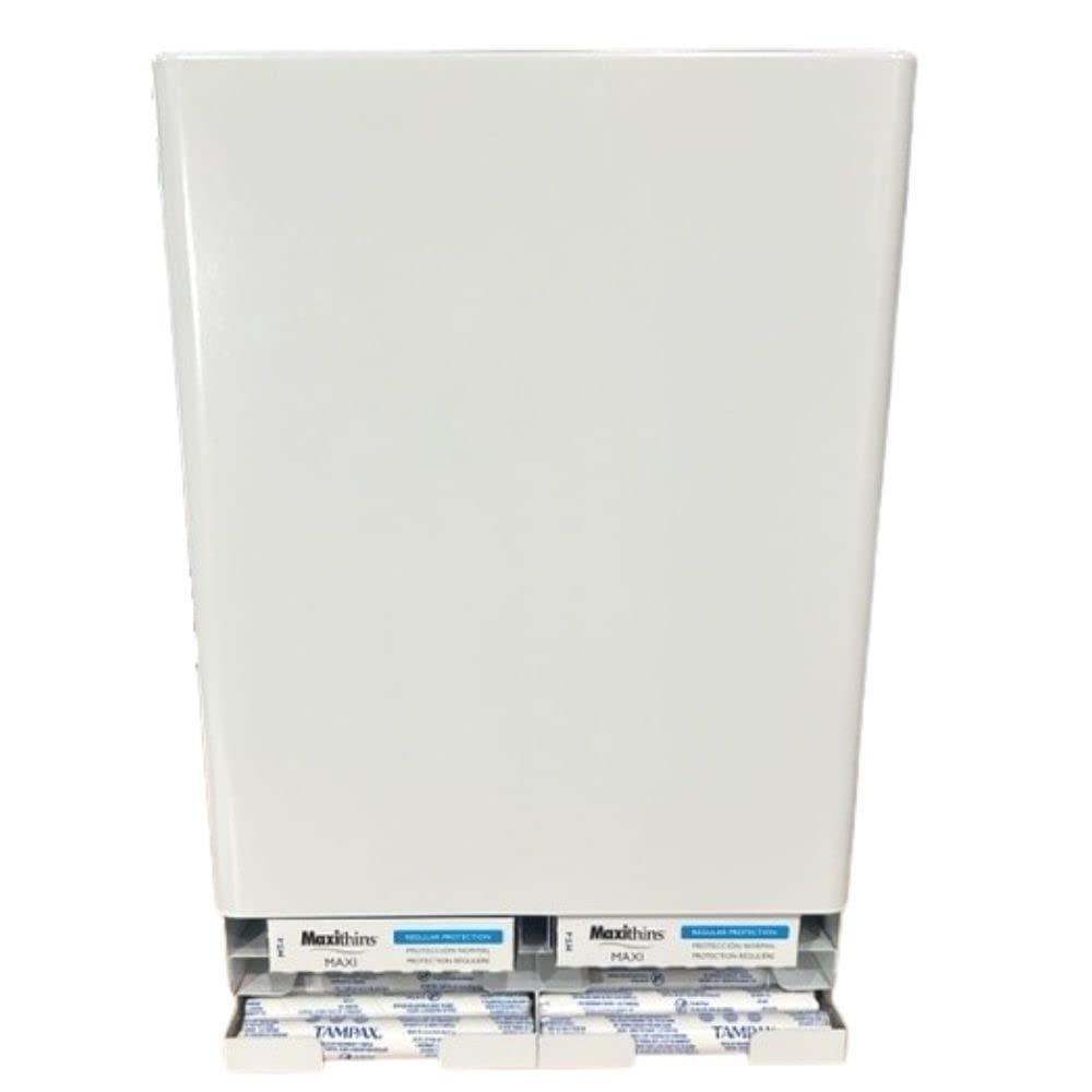 GG Golden Group INTERNATIONAL GG Golden Group International, Tampon & Sanitary Napkin Vending Dispenser, Steel Cabinet with Lock, Wall mountable, White Steel, SD9000WH