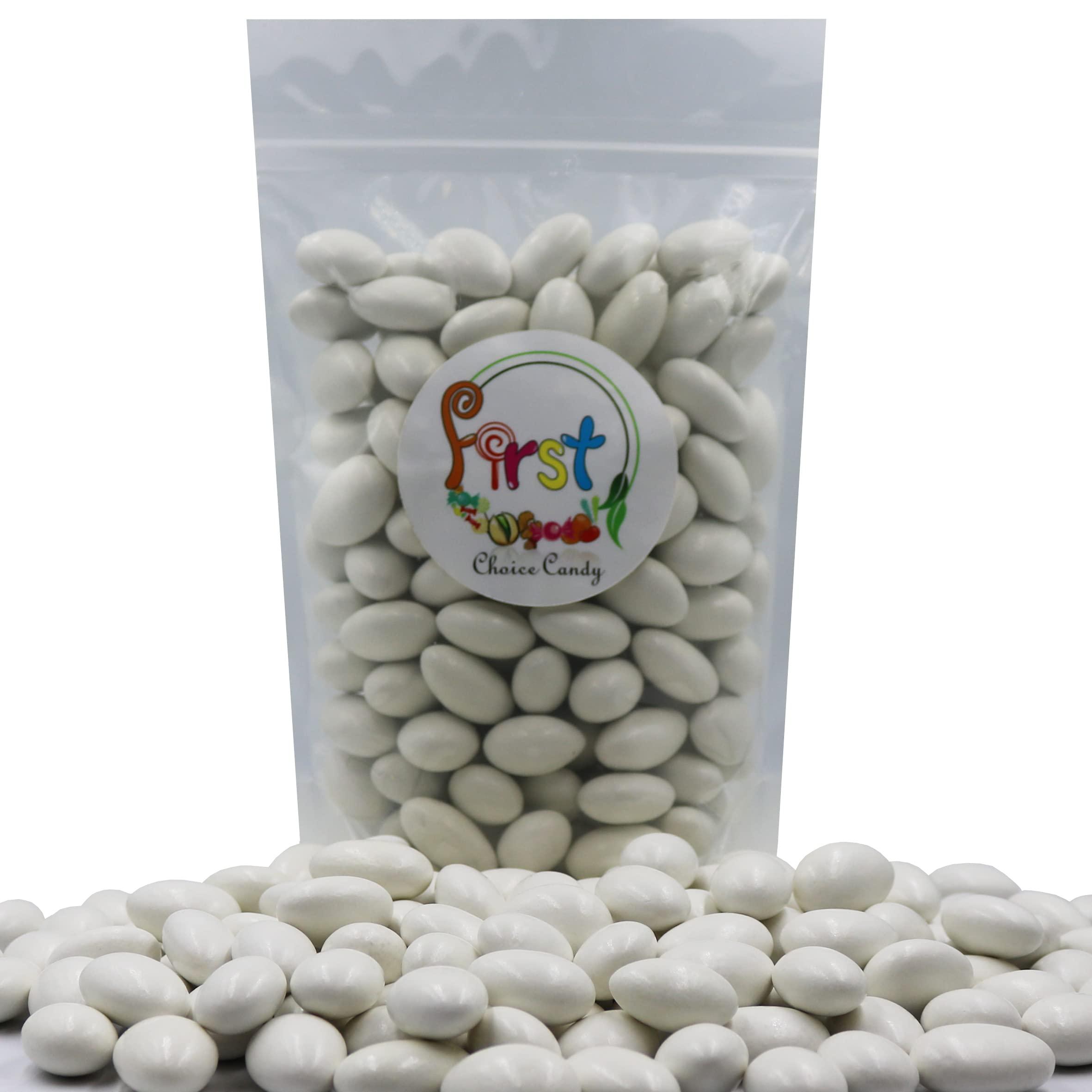 FirstChoiceCandy FirstChoiceCandy Jordan Almonds (White, 2.5 Pound (Pack of 1))