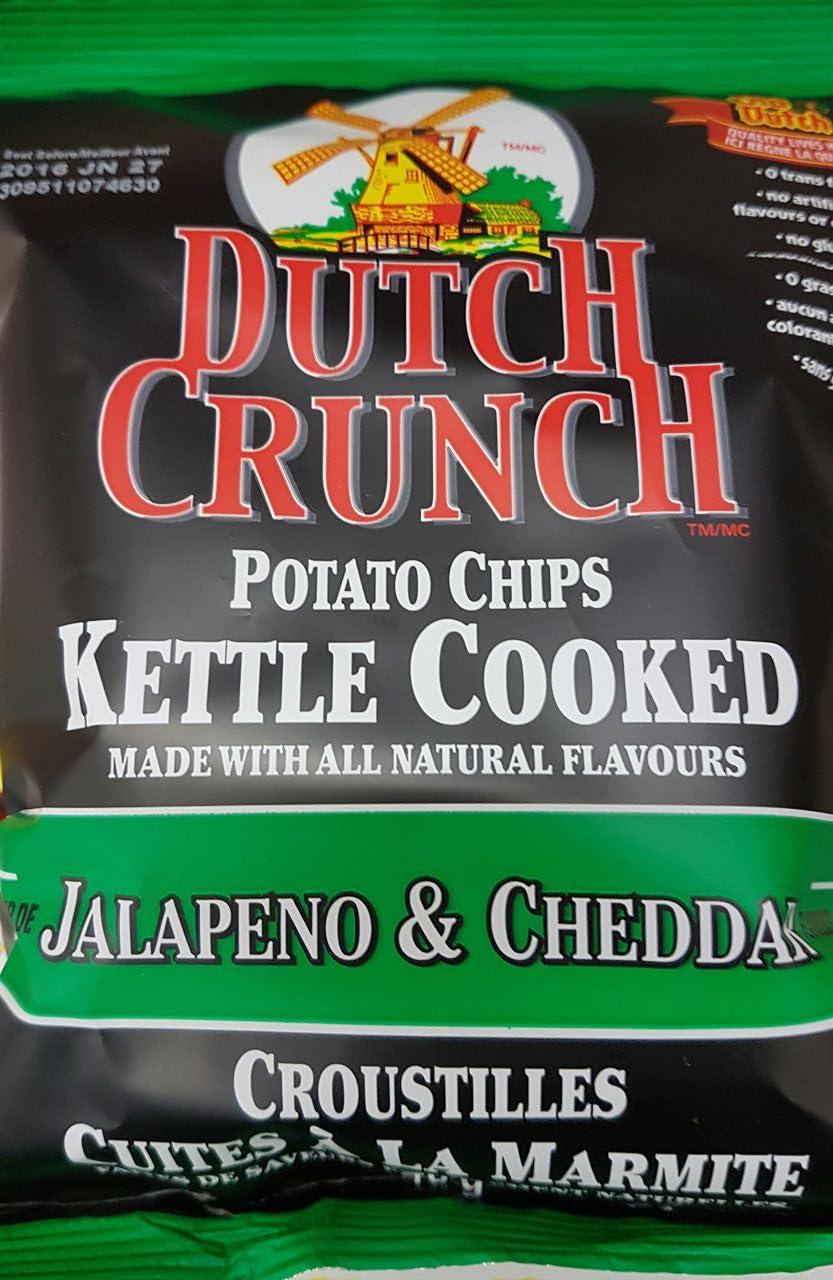 Dutch Crunch Old Dutch Dutch Crunch Jalapeno & Cheddar 40g/1.411oz Chips {Canadian}