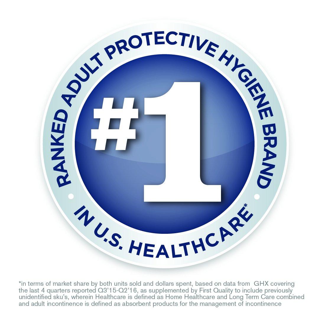 Prevail Prevail Breezers Incontinence Briefs, Unisex Adult Incontinence Briefs with Tabs, Ultimate Absorbency - Regular, 80 Count (4 Packs of 20)