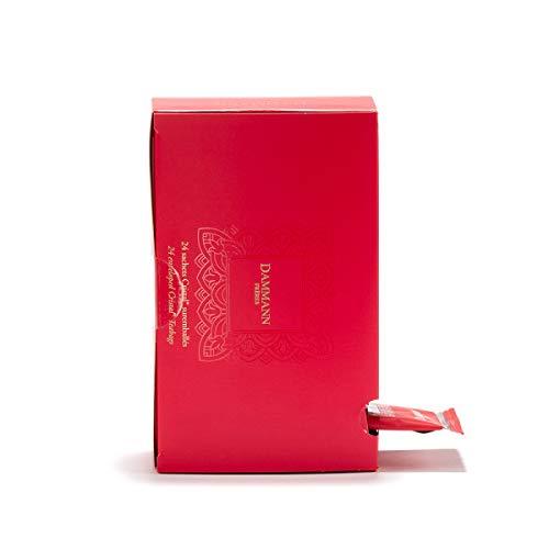 Dammann Freres Dammann Freres Sachets, Nuit Dete Summer Night Tea Bags, Premium Gourmet Hibiscus and Berry Herbal Tea, Individually Wrapped, 24 Count (Single Pack)
