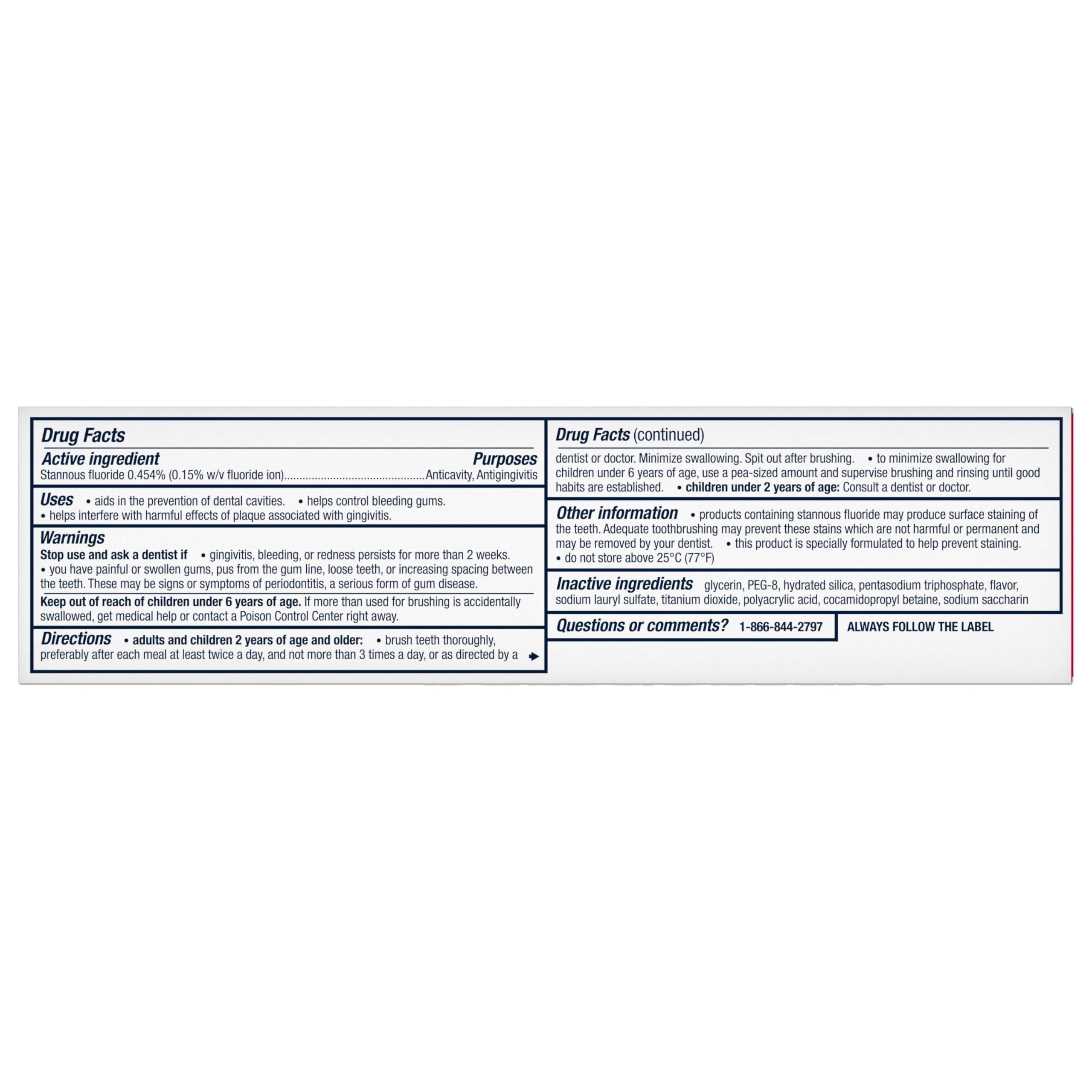 Parodontax Parodontax Active Gum Repair Toothpaste, Toothpaste To Help Reverse Signs Of Early Disease For Health, Fresh Mint Flavored - 3.4 Oz x 3