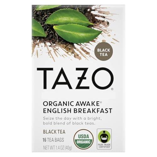 TAZO TAZO Organic Awake English Breakfast Black Tea, 16 Total Tea Bags