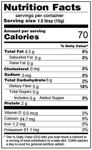 Angelina's Gourmet Organic Black Chia Seed, 10 Pound Box