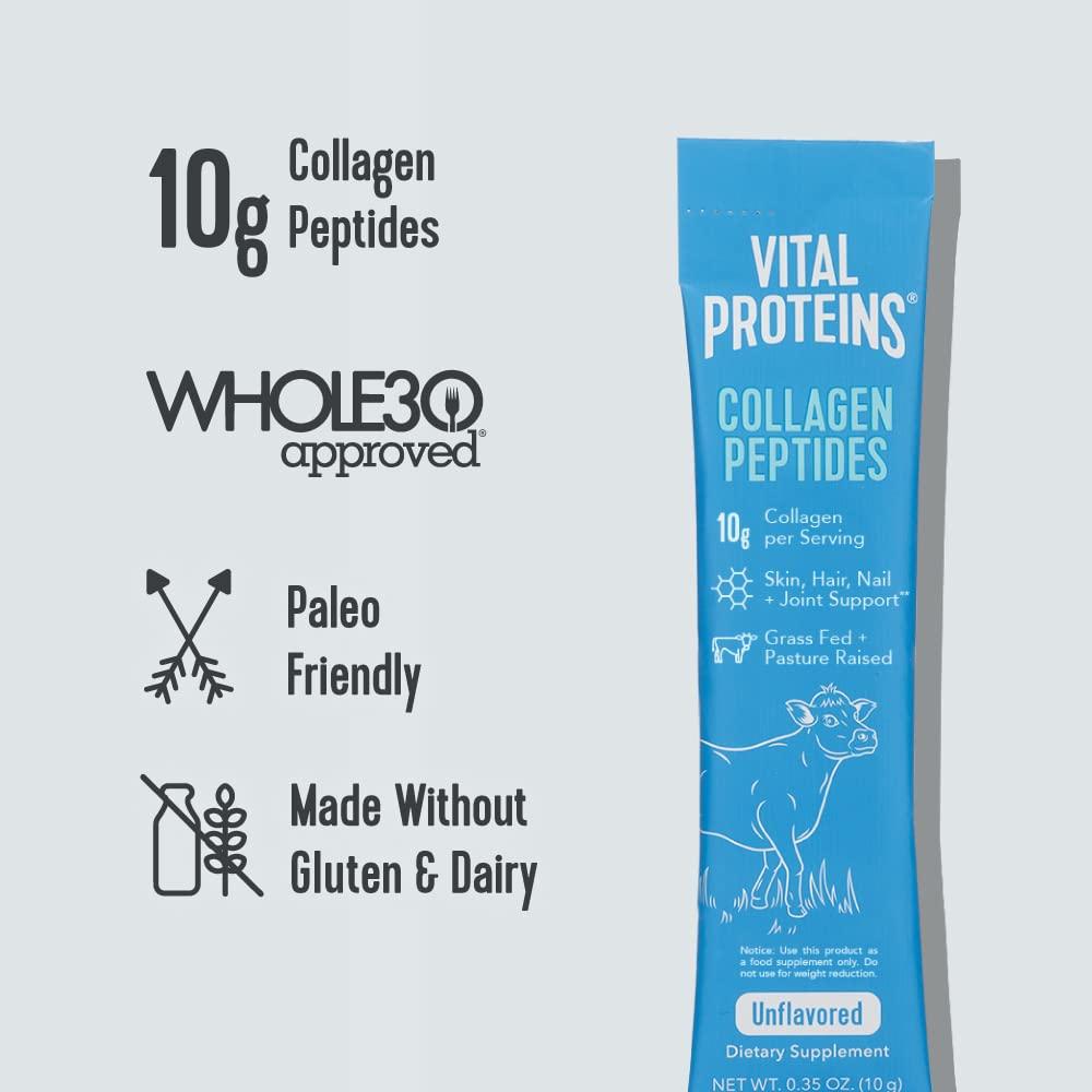 Vital Proteins Vital Proteins Collagen Peptides Powder Unflavored 19.3 OZ + 20 Count Stick Pack