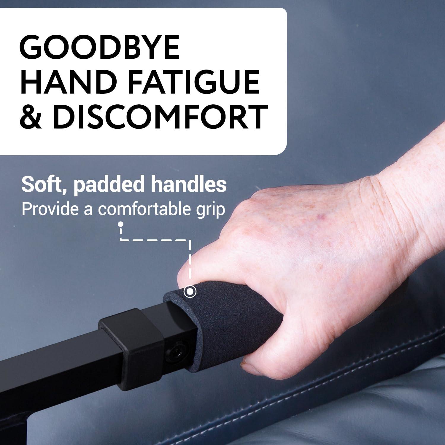 IMPRESA [2 Pack] Arm Chair Stand Assist Rail - Adjustable Heavy Duty Couch Assist for Elderly - Handicap Mobility Aids & Equipment - Arm Chair Assist for Elderly - Chair Lift Assist Devices for Seniors