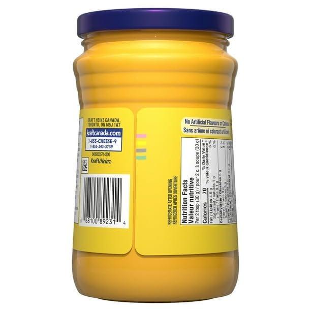 Kraft Heinz Canada Generic Kraf t Cheez Whiz Spread, 450g/15.87oz (Shipped from Canada)