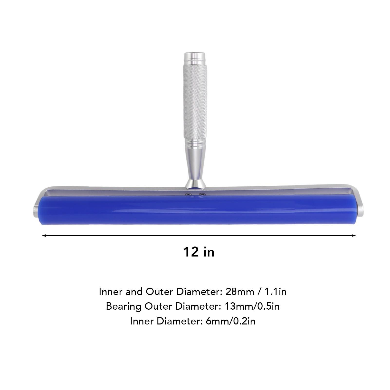 Horoper Silicone Hand Roller, Anti Static Tool, Silicone Roller for Dirt, Dust Removal Dust Removal Screen Film Roller High Temperature Resistant Dust Roller Adhesion for Home(12 inch)