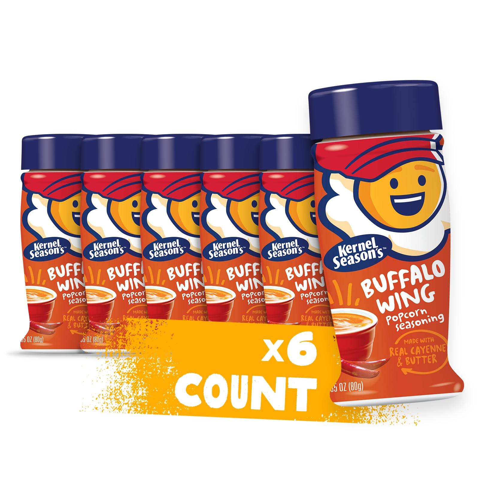 Kernel Season's Kernel Season's Popcorn Seasoning, Buffalo Wing, 2.85 Ounce (Pack of 6)